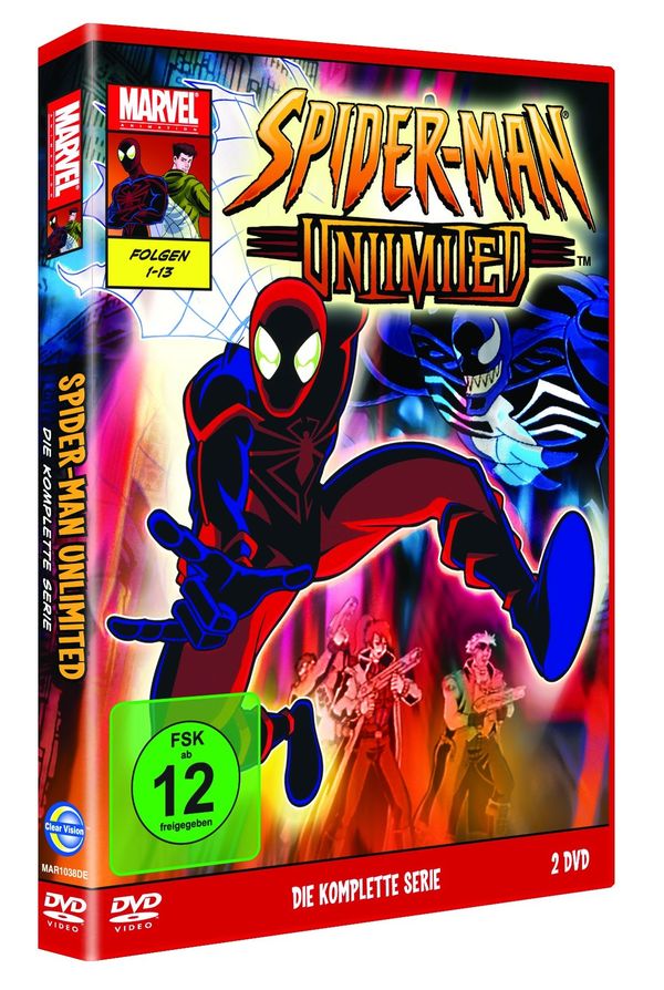 Spider Man Unlimited Season 1 Vol12 2 Dvds Jpc 8077