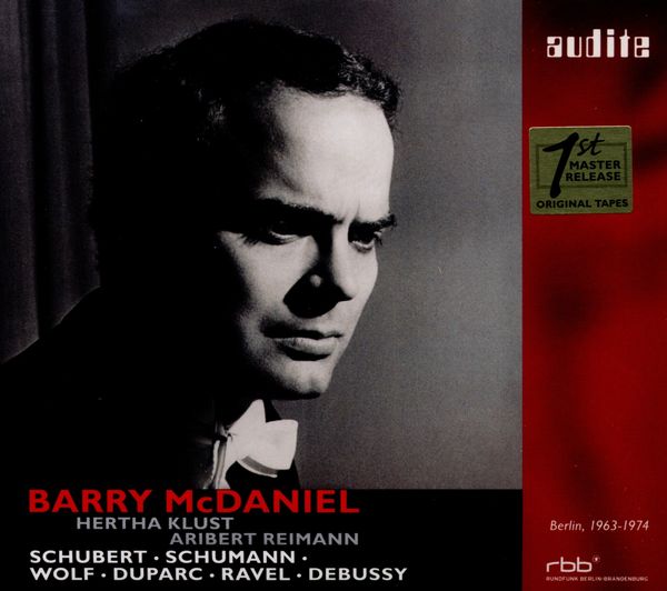 <b>Barry McDaniel</b> - SFB-Aufnahmen Berlin 1963-1974 - 4022143234261