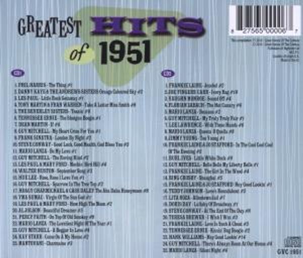 Greatest Hits Of 1951, The (2 CDs) – jpc