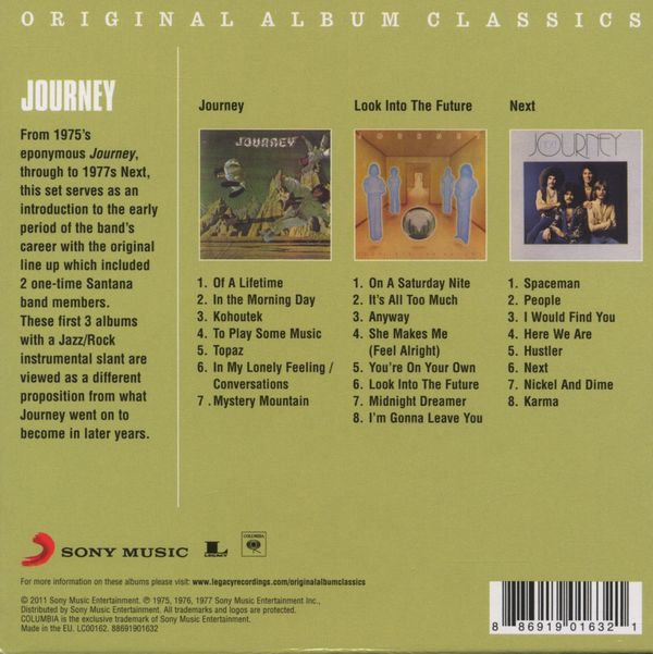 Journey: Original Album Classics (3 CDs) – Jpc