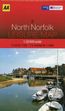 AA Leisure Map North Norfolk